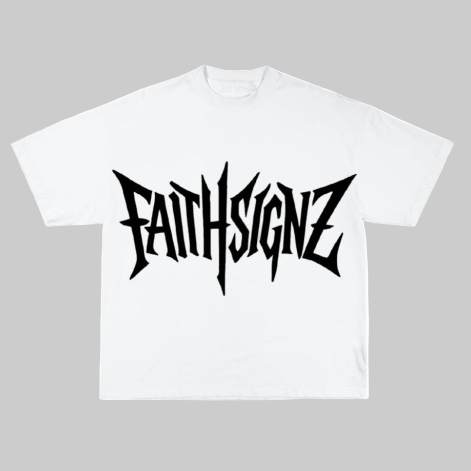 FAITHSIGNZ Oversized T-Shirt White